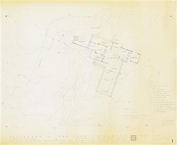 (WRIGHT, FRANK LLOYD; architecture firm). Design Plans for McCarthy Residence.